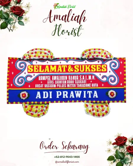 Papan Bunga Ucapan Selamat Bulotadaa Timur